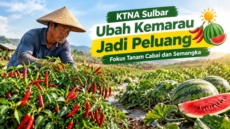 KTNA Sulbar Ubah Kemarau Jadi Peluang, Fokus Tanam Cabai dan Semangka