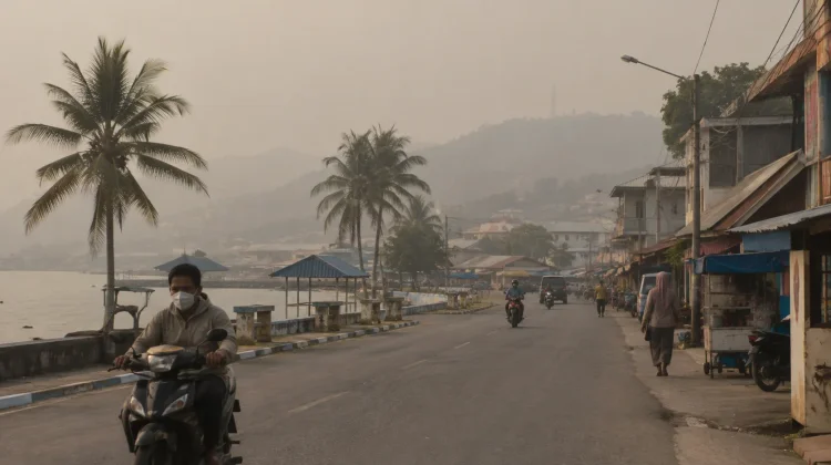 BMKG Imbau Warga Mamuju Pakai Masker saat Kualitas Udara Menurun