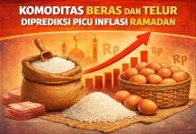 Komoditas Beras dan Telur Diprediksi Picu Inflasi Ramadhan