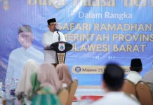 Gubernur Sulbar Bagikan 1.000 Paket dan  Alokasikan Rp50 Miliar untuk Majene