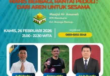 Salat Tarawih di Masjid Al-Amanah, Selain Dapat Pahala juga Menambah Ilmu Wirausaha