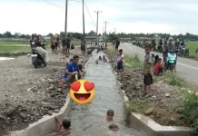 Pengairan Sawah Pokkang Mendadak Ramai