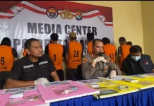 Polresta Mamuju Bongkar Enam TKP dan Amankan Delapan  Tersangka Narkoba