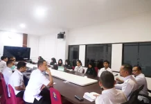 Kanwil Kemenkum Sulbar Pantau Progres Pemenuhan Data Dukung WBK/WBBM