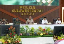 Polda Sulbar Menggelar Rakor Linsek OPS Ketupat, Jamin Keamanan Idul Fitri