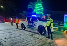 Polres Mamasa Gelar Blue Light Patrol, Pastikan Keamanan dan Kelancaran Malam Hari