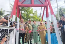 Pangdam Palaka Wira Resmikan Jembatan Gantung Panikki, Buka Aksen Jalan Warga