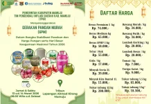 Disketapang Mamuju Gencarkan GPM jelang Lebaran, Berikut Daftar Harganya
