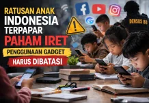 Ratusan Anak Indonesia Terpapar Paham IRET, Penggunan Gadget Mesti Dibatasi