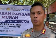 Serentak Se-Indonesia, Polres Majene Gelar Gerakan Pangan Murah