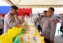 Polda Sulbar Bersama Pemerintah Gelar Pangan Murah, Jaga Stabilitas Harga
