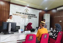 Pasca Lebaran, Layanan KI Kemenkum Sulbar Layani Masyarakat Secara Langsung