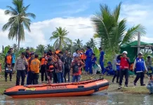Perahu Pincara Terbalik di Sungai Budong-budong, Seorang Penumpang  Meninggal