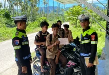 Ditlantas Polda Sulbar Gencarkan Edukasi Tertib Berkendara di Kalangan Pelaj