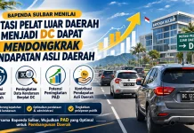 Bapenda Sulbar: Mutasi Pelat Non DC dapat Mendongkrak PAD