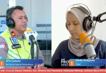 Polresta Mamuju Imbau Masyarakat Tidak Merokok saat Berkendara