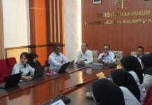 Tingkatkan Akuntabilitas, Kemenkum Sulbar Laksanakan Penilaian SPIP