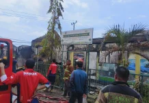 Breaking News! Kebakaran Hanguskan  Gedung Pesantren Hidayatullah Mamuju