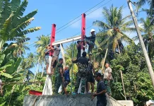 Pembangunan Jembatan Perintis Garuda Bulubawang Polman Dikebut