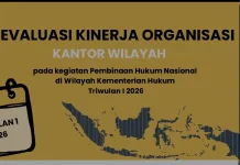 Kanwil Kemenkum Sulbar Raih Predikat Kinerja Sangat Baik Triwulan I 2026