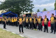 Polresta Mamuju Ramaikan CFD HUT Polda Sulbar ke-10