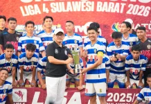 Juara Liga 4 Piala Gubernur Sulbar, Persimaju Mamuju Kalahkan PS Taeso Putra 0-4