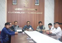 Kanwil Kemenkum Sulbar Dukung Penguatan Program Anugerah Legislasi Daerah