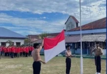 Tumbuhkan Nasionalisme, Warga Binaan Rutan Pasangkayu Gelar Upacara Bendera
