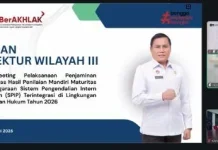 Kanwil Kemenkum Sulbar Dorong Penguatan SPIP Terintegrasi