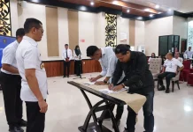 Kemenkum Sulbar Adendum Kontrak Pelaksanan Batuan Hukum dengan OBH