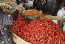 Jelang Idul Adha, Harga Cabai di Pasar Baru Mamuju Melonjak