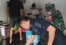 Ciptakan Lingkungan Aman, Rutan Pasangkayu Bersama TNI Razia Blok Hunian