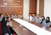 Kanwil Kemenkum Sulbar : Integritas dan Profesionalisme Kunci Pelayanan