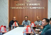 Kemenkum Sulbar Terima Kunjungan Bawaslu Bahas Regulasi Reklame Kampanye
