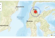 Guncangan Gempa Sigi 6,7 SR Terasa Kuat hingga Polewali Mandar
