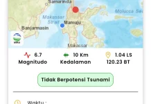 Gempa M 6,7 Sulteng Terasa ke Mamuju, Warga Lari Keluar Bangunan