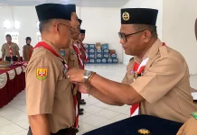 Perkuat Karakter, Rutan Pasangkayu Lantik  Pengurus Gugus Depan Pramuka