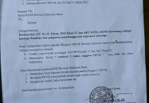 Surati KONI, PBVSI Mamuju Sebut Musprov PBVSI Tidak sesuai Prosedur