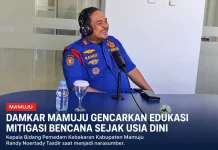Damkar Mamuju Gencarkan Edukasi Mitigasi Bencana sejak Usia Dini