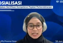 Kemenkum Sulbar Ikuti Sosialisasi Standardisasi Kompetensi Pejabat Perbendaha