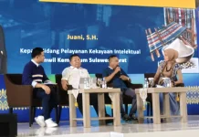 Kemenkum Sulbar Edukasi Pelaku UMKM di Mandarpreneur Syariah Fair 2026