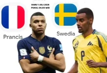 Prancis Tantang Swedia di Babak 32 Besar Piala Dunia 2026, Laga Sarat Gengsi