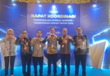 Rakor Pengendalian Kinerja, Kemenkum Sulbar Komitmen Tingkatkan Kinerja