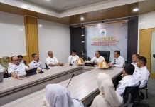 Koordinasi Kanwil Kemenkum Sulbar dan Pemprov, Dorong Pembentukan Perda KI