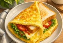 Sarapan Simpel Cuma 5 Menit, Roti Telur Lipat