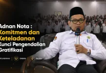 Kanwil Kemenag Sulbar, Adnan Nota Tekankan Komitmen Cegah Gratifikasi