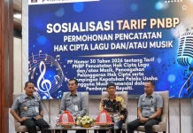 Kemenkum Sulbar Sosialisasikan Tarif Rp0 Hak Cipta Lagu dan Royalti