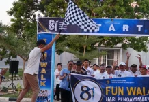 Hari Pengayoman ke-81, Kemenkum Sulbar Perkuat Kebersamaan Lewat Fun Walk