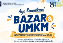 Bazar UMKM Hari Pengayoman: Ruang Pelaku Usaha Perluas Pasar di Sulbar