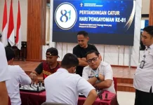 Sambut Hari Pengayoman ke-81, Kemenkum Sulbar Gelar Pertandingan Catur